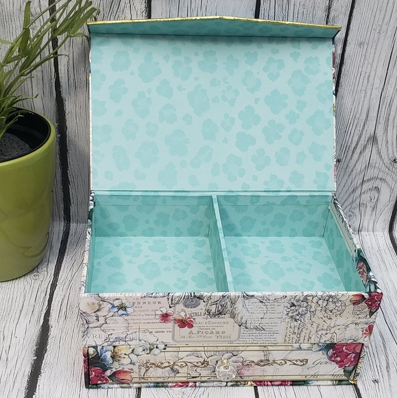 Punch Studio Leopard Peacock 3-Compartment Organizer - Picture 8 of 13